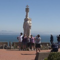 316-9663 Cabrillo Statue with Tourists